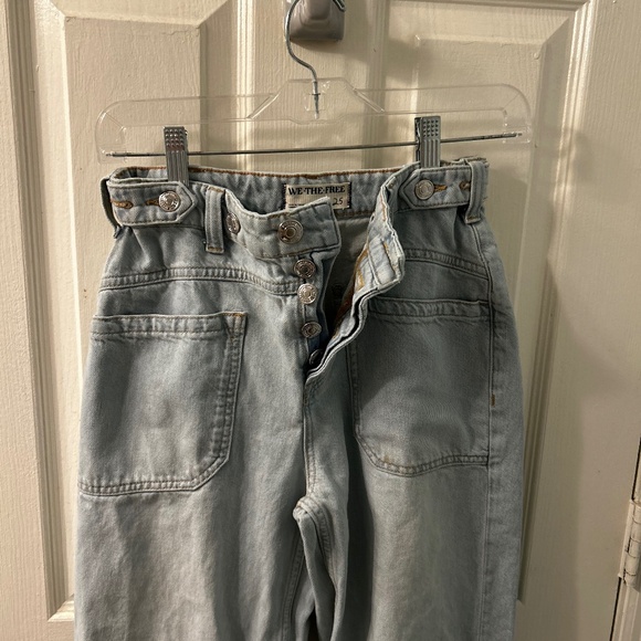 We the Free Wide Leg Jeans - Picture 1 of 4